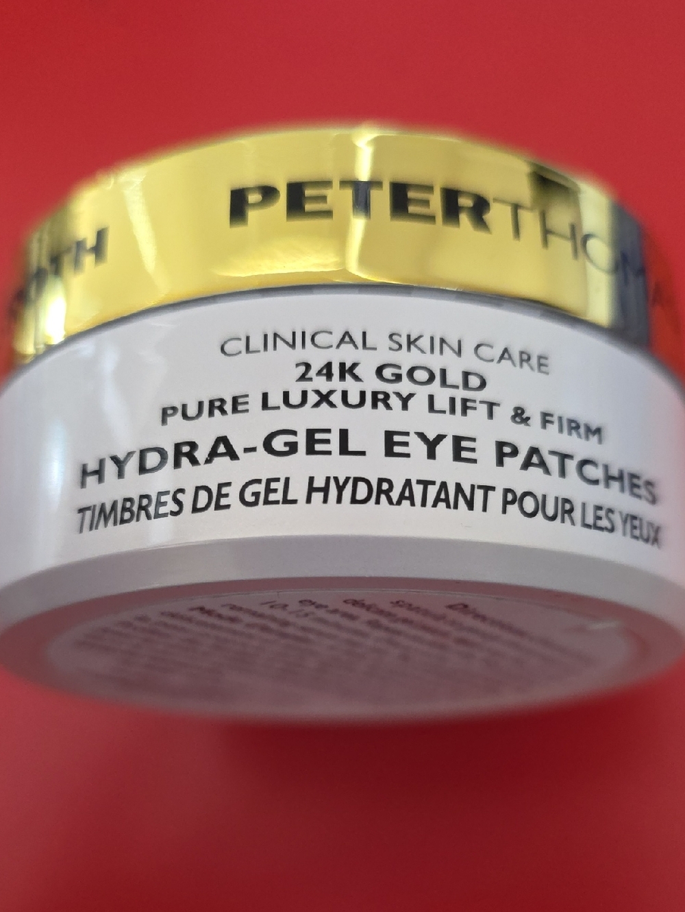 Peter Thomas Roth 24K Gold Hydra-Gel Eye Patches - Gold & White